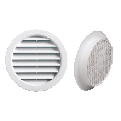 [AX-GPBLEMD12F30] Rejilla de plástico blanco en caso de mosquitera ø125 - 8011031208398